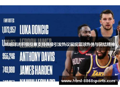 姚明球迷积极投票支持偶像引发热议展现篮球热情与团结精神